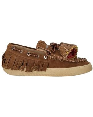 Elena Iachi Loafers - Brown