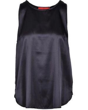 Wild Cashmere Overhemden ,Zwart ,Top - Blauw