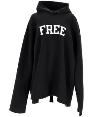 Balenciaga Hoodies - Zwart