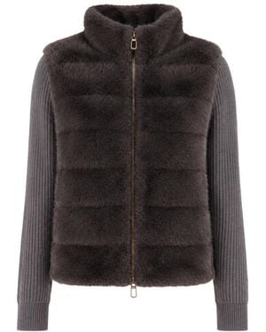 DUNO Faux Fur & Shearling Jackets - Negro