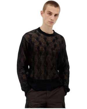 Stussy Round-Neck Knitwear - Nero