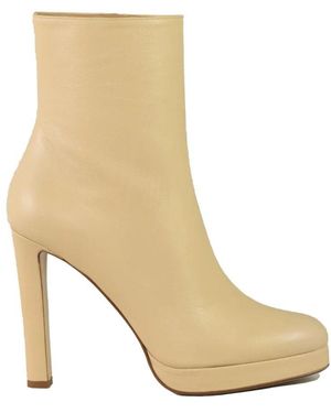Francesco Russo Heeled Boots - Marron