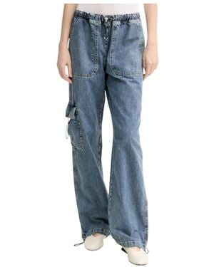 Moschino Wide Jeans - Azul