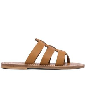 K. Jacques Leder Sandalen Stilvolles Design - Braun