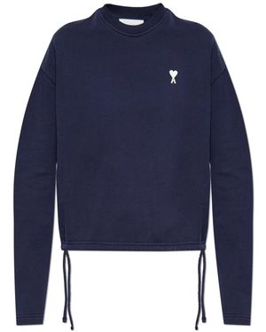 Ami Paris Sweatshirts - Blu