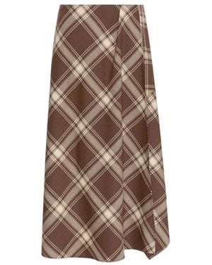 Weekend by Maxmara Rokken ,Bruin ,Wol Omslag Midi Rok