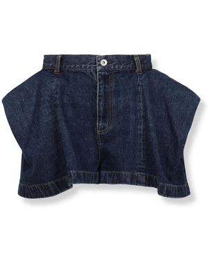 Sacai Denim Shorts - Blauw
