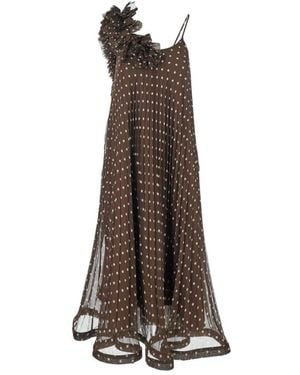 P.A.R.O.S.H. Party Dresses - Brown