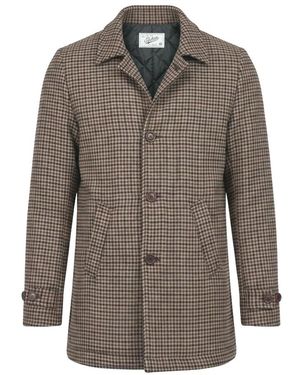 Bl'ker Single-Breasted Coats - Brown
