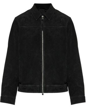 AllSaints Leather Jackets - Black