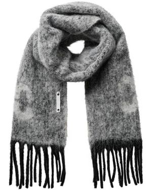 co'couture Grauer Harpercc Schal Gestrickt Verschieden