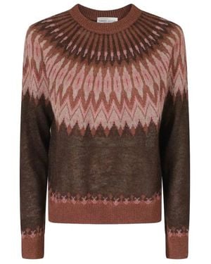 Roberto Collina Round-Neck Knitwear - Marrone