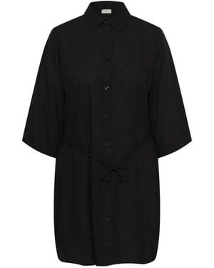 Kaffe Shirt Dresses - Negro