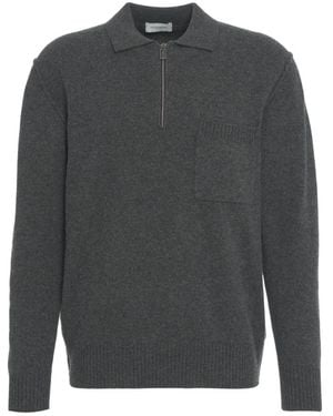 Paolo Pecora Round-Neck Knitwear - Gray