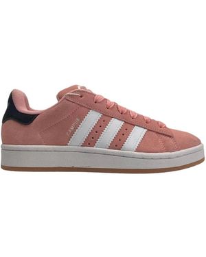 adidas Sneakers in camoscio con iconiche strisce laterali - Rosa