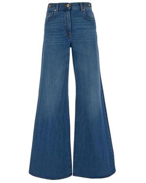Versace Wide Jeans - Blu