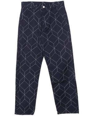 Pleasures Straight Trousers - Blue