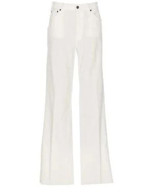 Dondup Wide Trousers - White