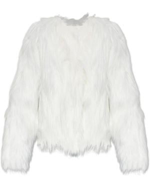 Stand Studio Eilish Faux Fur Jacket - Wit