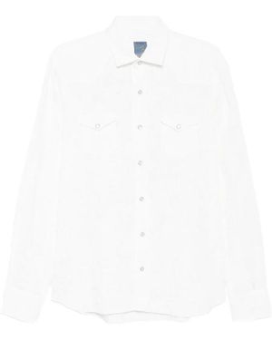 Barba Napoli Formal Shirts - White