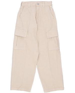Obey Straight Trousers - Natural