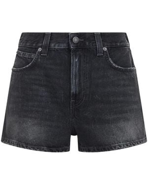 Haikure Denim Shorts - Negro