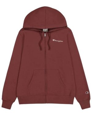 Champion Hooded Full Zip Sweatshirt - Rood
