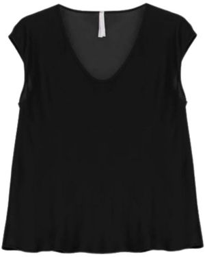 Imperial Sleeveless Tops - Black