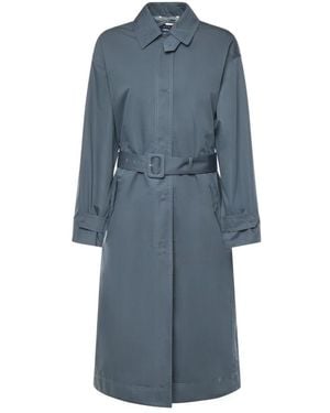 Fendi Belted Coats - Blue