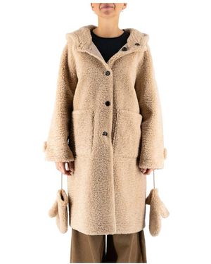 Montereggi Single-Breasted Coats - Neutro