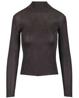 Self-Portrait Turtlenecks - Black
