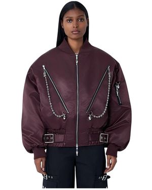 Chopova Lowena Helter Bomberjacke - Lila