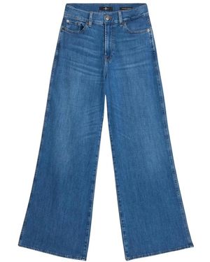 7 For All Mankind Wide Jeans - Blu