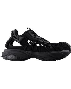 Versace Flat Sandals - Negro