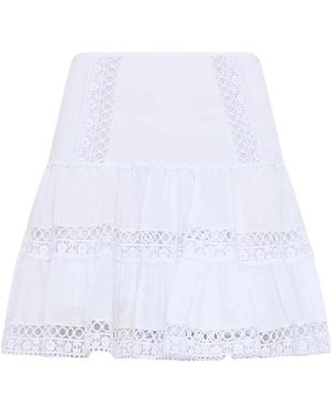Charo Ruiz Short Skirts - Blanco