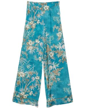forte_forte Wide Trousers - Blue