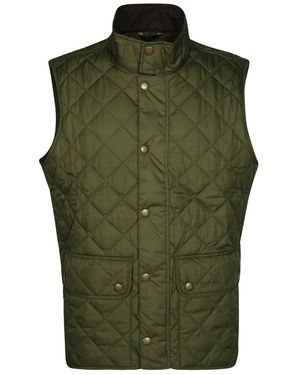 Barbour New Lowerdale Gilet Trapuntato - Groen