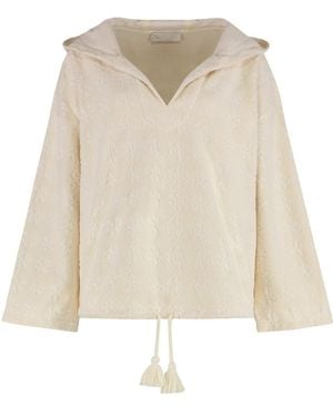 Tory Burch Hoodies - Neutro