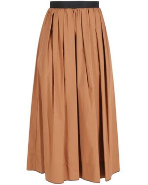 Tela Rokken ,Bruin ,Katoen Midi Rok Leda