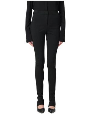 Patrizia Pepe Slim-Fit Pants - Black