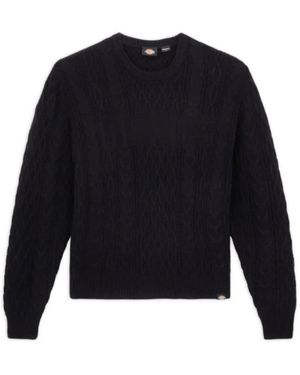 Dickies Script Cable Sweater - Blau