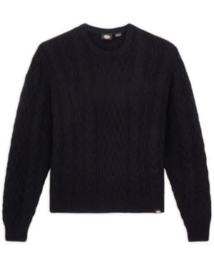 Dickies Script Cable Sweater - Blau