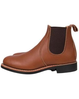 Red Wing Lace-Up Boots - Brown