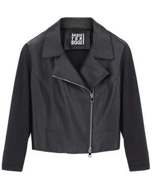 Montereggi Leather Jackets - Black