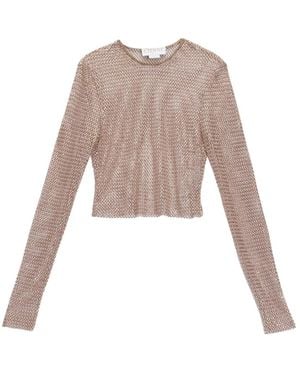 Genny Long Sleeve Tops - Pink