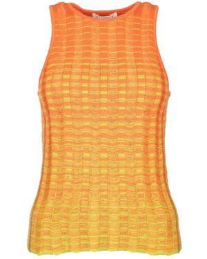 Amotea Sleeveless Tops - Orange