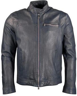 Peuterey Leather Jackets - Grey