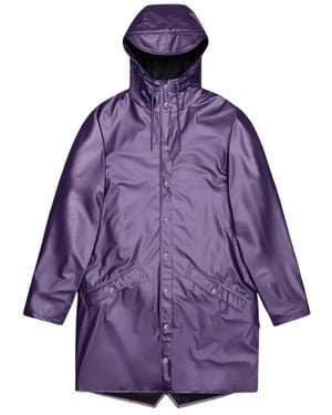 Rains Jassen ,Paars ,Polyester Long W3 Regenjas