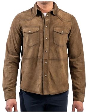 The Jack Leathers Leather Jackets - Marrone