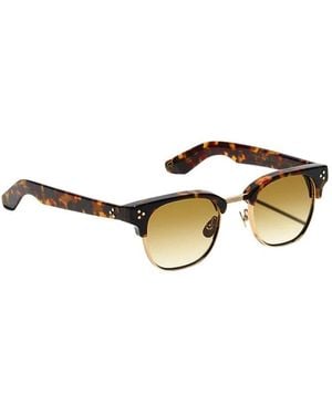 Moscot Schildpatt/ Sonnenbrille Quadratischer Stil - Braun